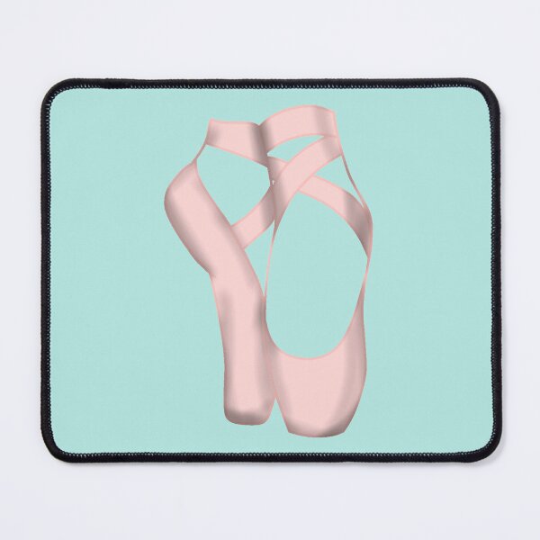 Item preview, Pointe shoes on aqua designed and sold by threadconnect.