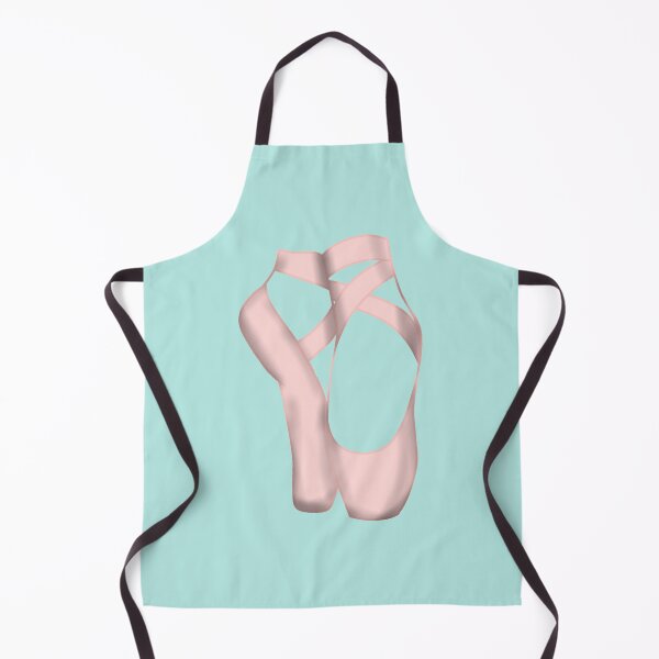 Item preview, Pointe shoes on aqua designed and sold by threadconnect.