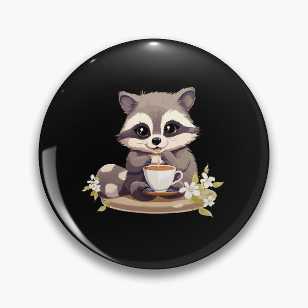 Item preview, Even Raccoons Love Camomile Tea designed and sold by PiggyBoxer.