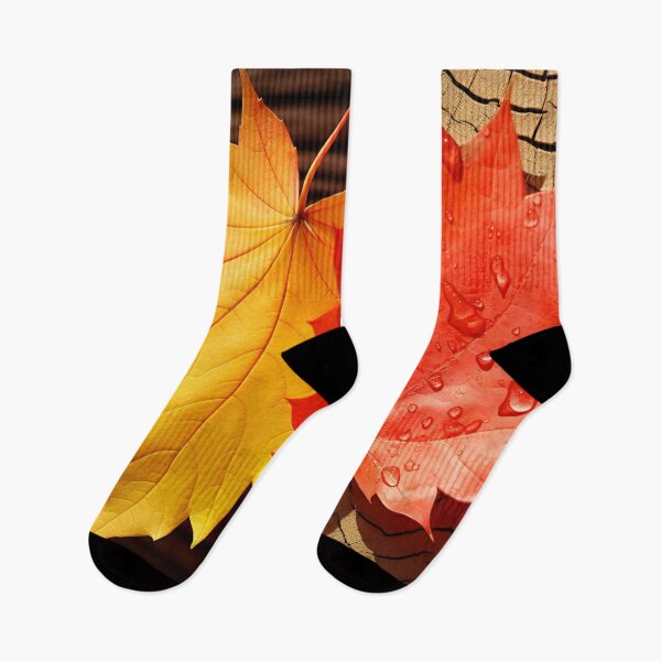 Item preview, seasonal fall leaves print, leaf designed and sold by dcrc.