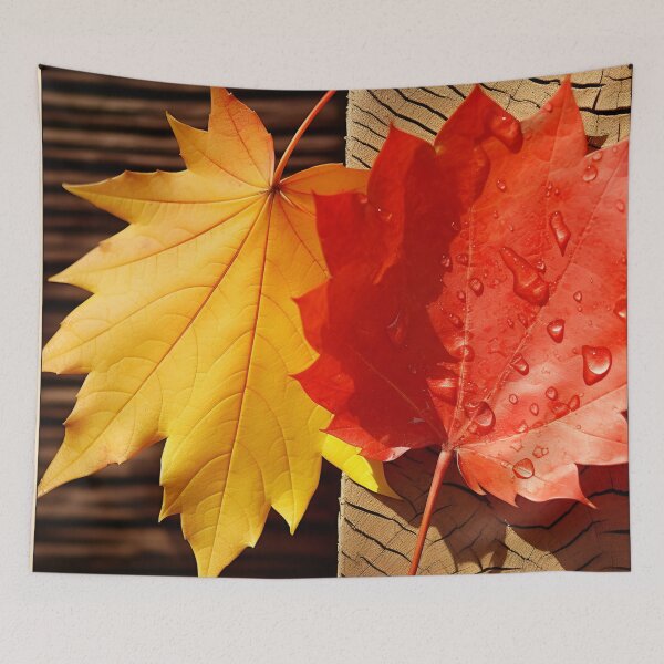 Item preview, seasonal fall leaves print, leaf designed and sold by dcrc.