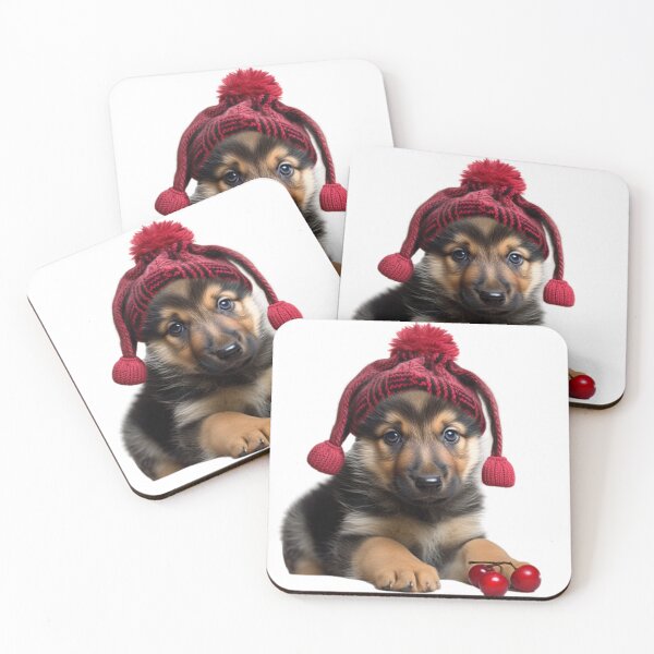 Item preview, Cute puppy with cherries cap. designed and sold by Dreamtodream.