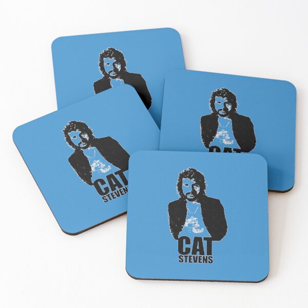 Item preview, Cat Stevens Black Stencil 1 designed and sold by ElyDonahoe.