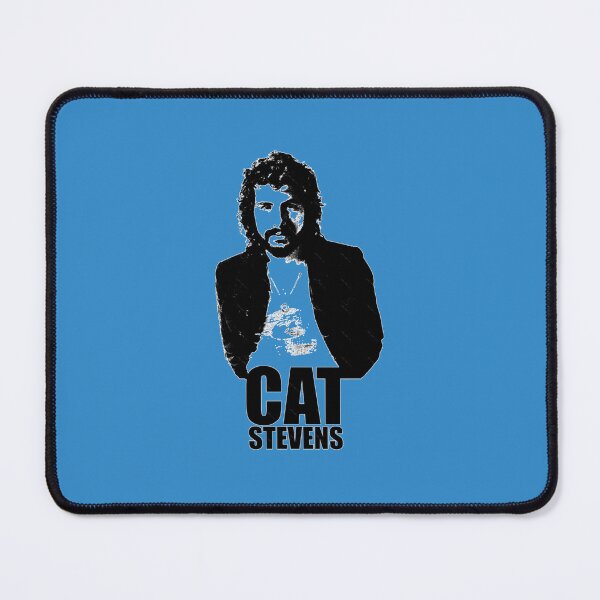 Item preview, Cat Stevens Black Stencil 1 designed and sold by ElyDonahoe.