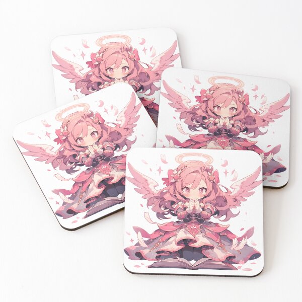 Item preview, Angelic Pink Chibi with Book designed and sold by RaineDDesigns.