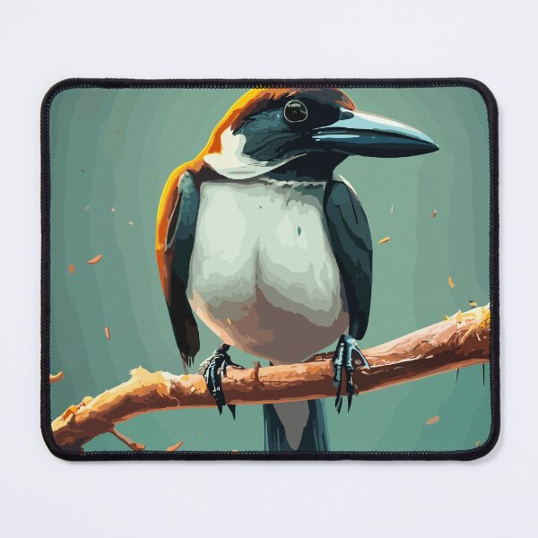 Item preview, Cute Butcherbird on a branch, Australia bird Classic T-Shirt designed and sold by lemamis.