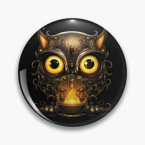 Item preview, Filigree Ornate Black Owl designed and sold by The Bla in My Brain.