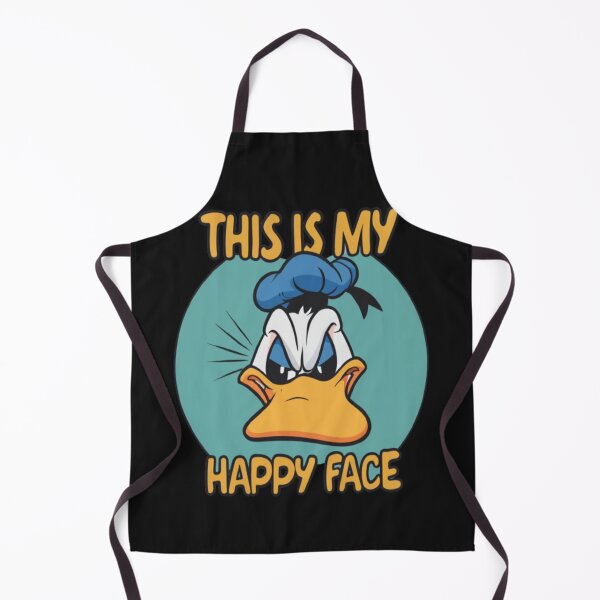 Item preview, Donald Duck Angry Grumpy | This Is My Happy Face T-Shirt designed and sold by ArtsyElegance4U ⭐⭐⭐⭐⭐.