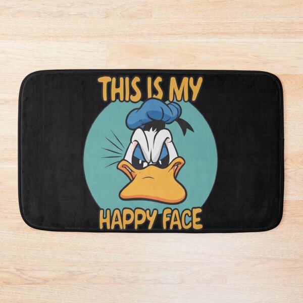Item preview,  Donald Duck Angry Grumpy | This Is My Happy Face T-Shirt designed and sold by ArtsyElegance4U ⭐⭐⭐⭐⭐.
