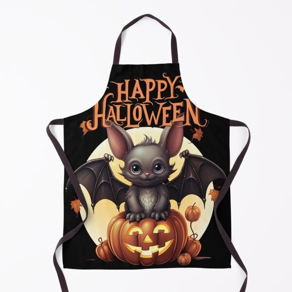 Item preview, Halloween Happy Bat on a Pumpkin designed and sold by Oceanicmaster.