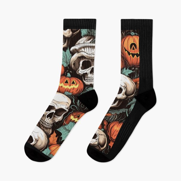 Item preview, Halloween Skulls and Pumpkins Vintage designed and sold by Vindbult.