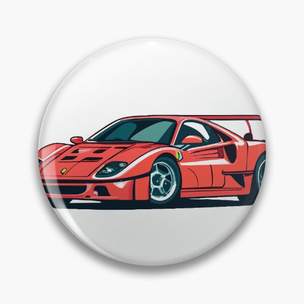 Item preview, Ferrari F40- Diseño de dibujos animados designed and sold by PoppinDesigner.
