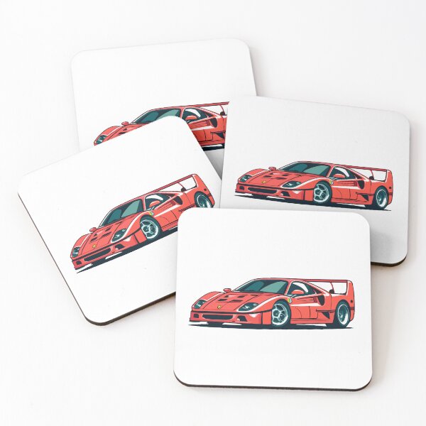 Item preview, Ferrari F40- Cartoon Design designed and sold by PoppinDesigner.