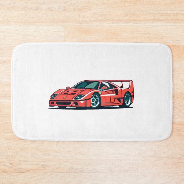 Artikelvorschau, Ferrari F40 – Cartoon-Design entworfen und verkauft von PoppinDesigner.