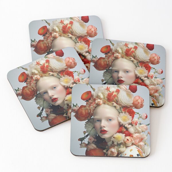Item preview, A beautiful blond girl in a flower crown designed and sold by silent-violin.