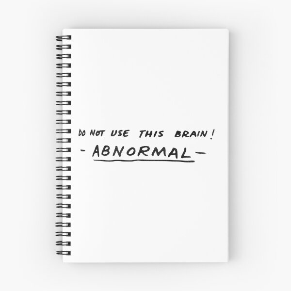 Item preview, Do Not Use This Brain! ABNORMAL  designed and sold by ourkid.