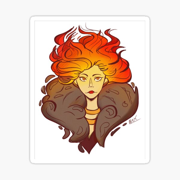 Beautiful Fire Sticker