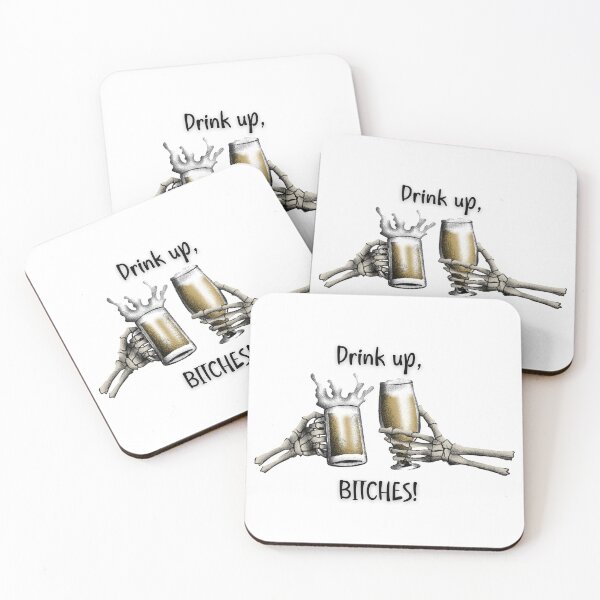 Item preview, Dos esqueletos celebrando y pasando una noche divertida designed and sold by CastielloDesign.