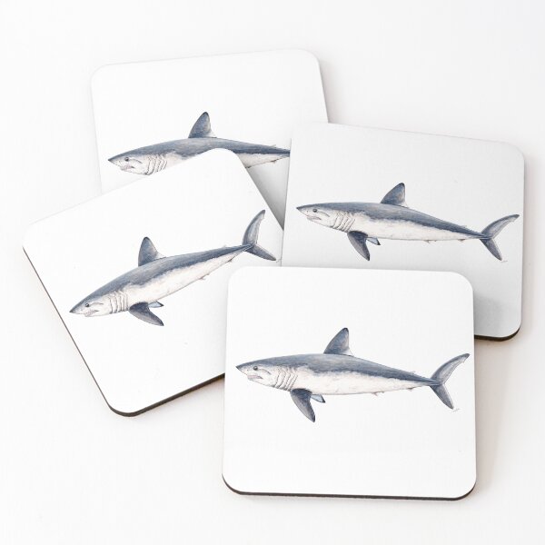 Item preview, Porbeagle shark (Lamna nasus) designed and sold by chloeyzoard.