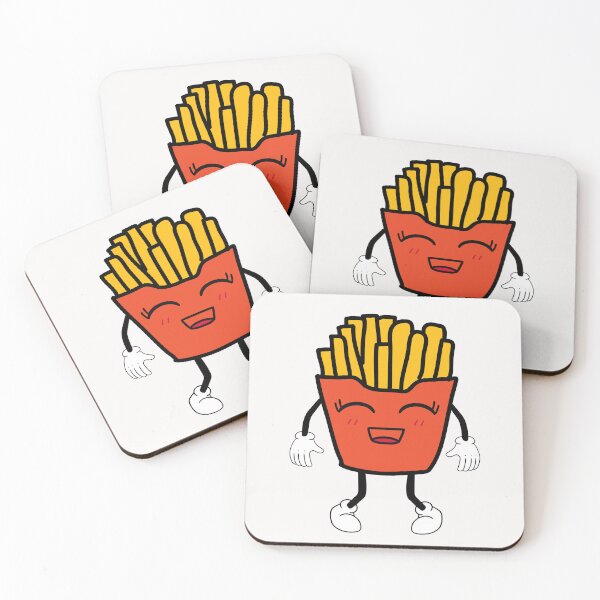 Item preview, Cute French Fries kawaii fries designed and sold by Click-Like.