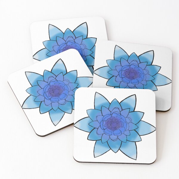 Item preview, Indigo - Blue Lotus flower  designed and sold by Soulshinecc.