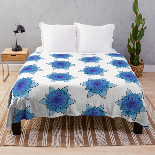 Item preview, Indigo - Blue Lotus flower designed and sold by Soulshinecc.
