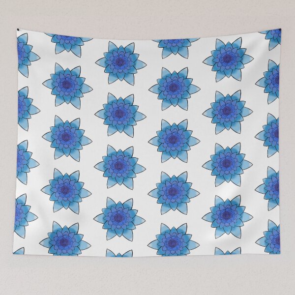 Item preview, Índigo - Flor de loto azul designed and sold by Soulshinecc.