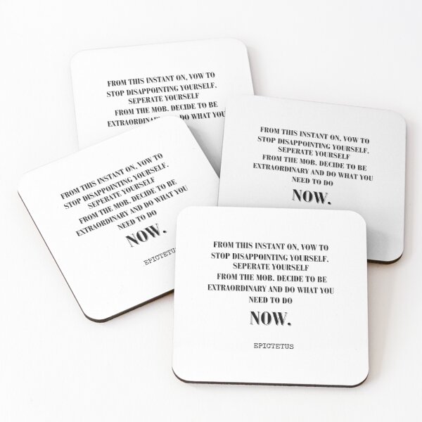 Item preview, From This Instant On-inspirational quote from Epictetus designed and sold by HomeArtStudio.