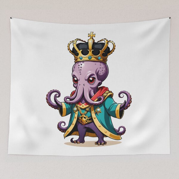 Item preview, King Octopus designed and sold by CraftyUniverse.
