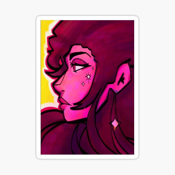 Glam Rock Sticker