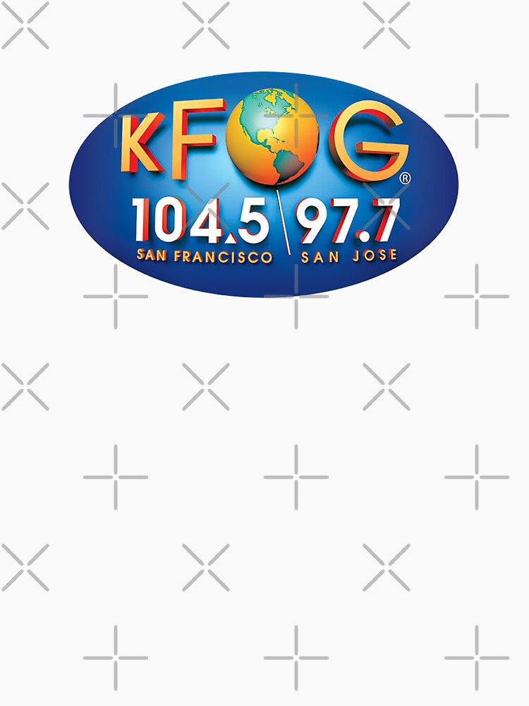  defunct sadly kfog radio station 104 5 logo essential t shirt for