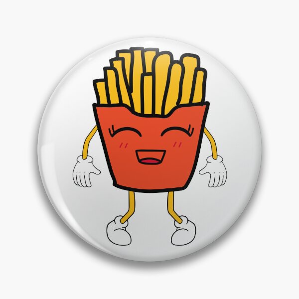 Item preview, Cute French Fries kawaii fries designed and sold by Click-Like.