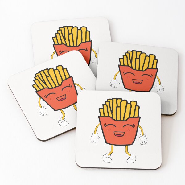 Item preview, Cute French Fries kawaii fries designed and sold by Click-Like.