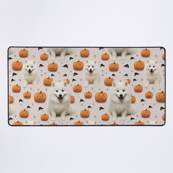 Item preview, Halloween Samoyed Pumpkin vintage designed and sold by Vindbult.