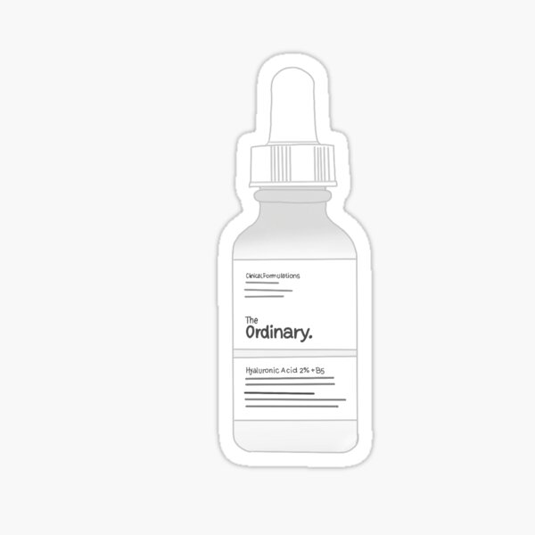 The Ordinary Skincare Stickers Cute Aesthetic Waterproof 