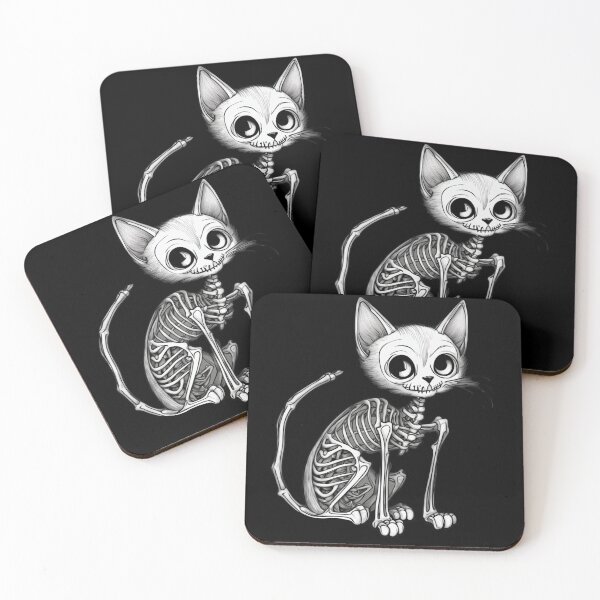 Item preview, Bones - The Skeleton Cat designed and sold by WrenDay.