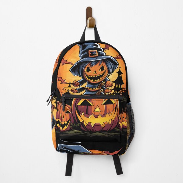 Item preview, Halloween jack-o'-lantern designed and sold by AI-Only Creations.