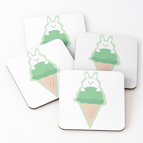 Item preview, Bunny's Matcha/Green Ice Cream designed and sold by sweetheartgrams.