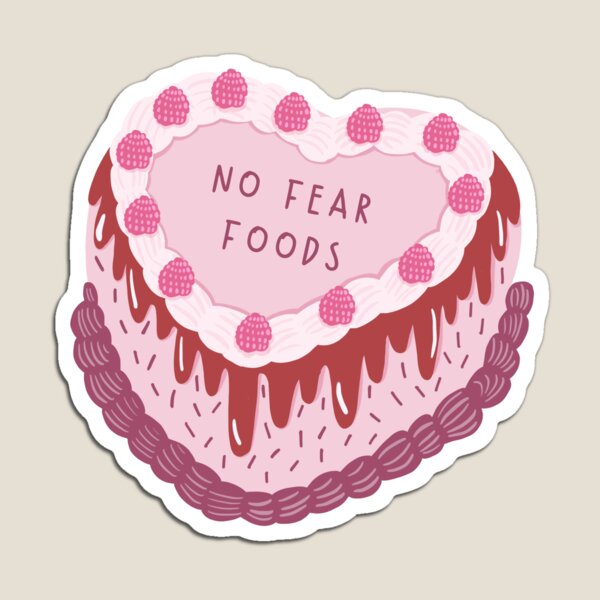 Item preview, No Fear Foods Sticker designed and sold by Psychopasta.