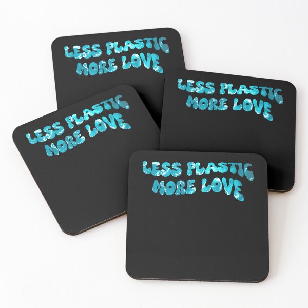 Item preview, less plastic more love designed and sold by Markflow.