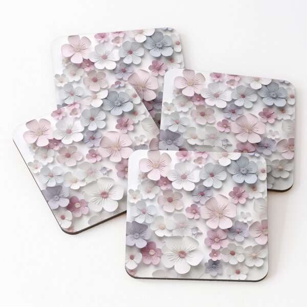 Item preview, Lovely flower pattern, soft colors designed and sold by silent-violin.