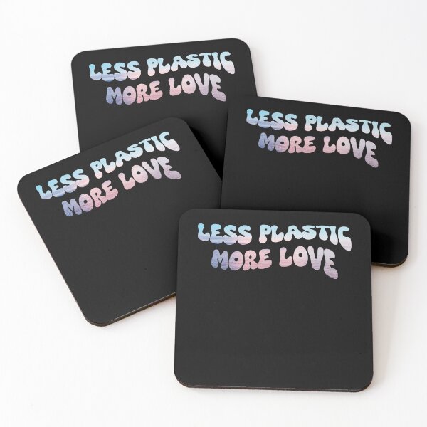 Item preview, less plastic more love designed and sold by Markflow.