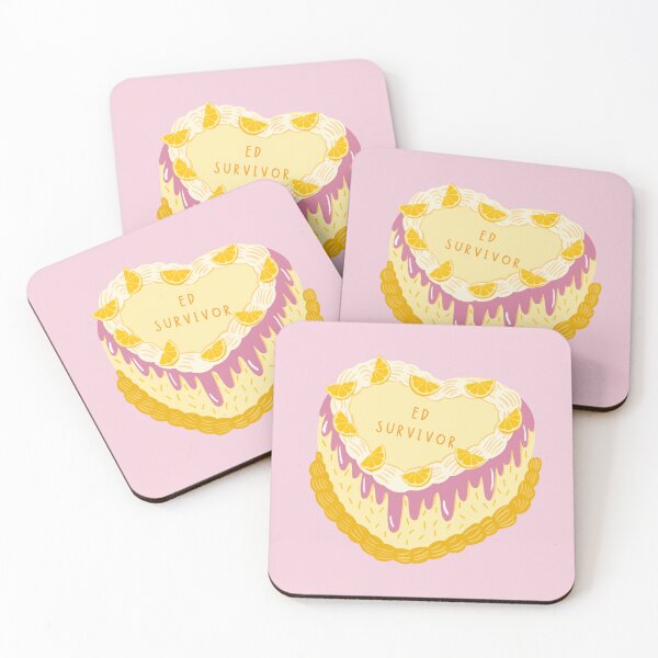 Item preview, Eating Disorder Survivor Cake Sticker designed and sold by Psychopasta.
