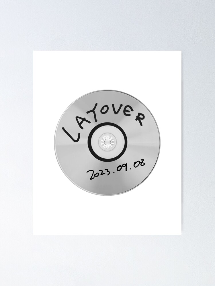 Taehyung Layover Album Sticker for Sale by stephimariee
