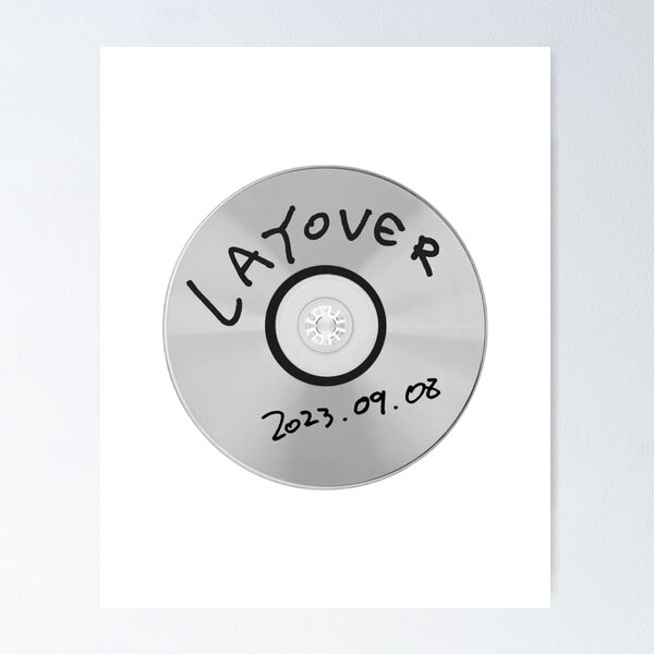 LAYOVER By V, Bitmap Poster