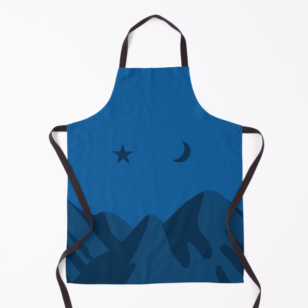 Item preview, Blueness-Blue Mountains, Blue Sky, Blue Crescent Moon, Blue Star designed and sold by ShaunSandhu.