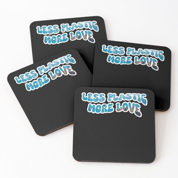 Item preview, less plastic more love designed and sold by Markflow.
