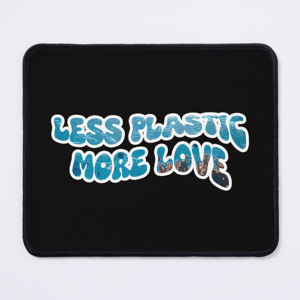 Item preview, less plastic more love designed and sold by Markflow.