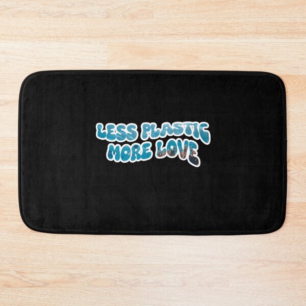 Item preview, less plastic more love designed and sold by Markflow.