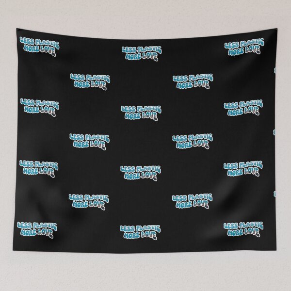 Item preview, less plastic more love designed and sold by Markflow.
